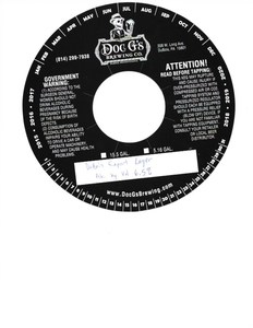 Doc G's Brewing Company Dubois Export Lager