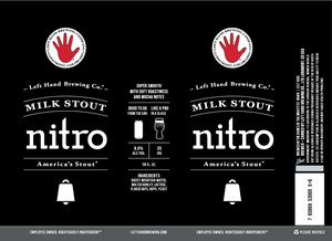 Left Hand Brewing Company Milk Stout Nitro April 2017