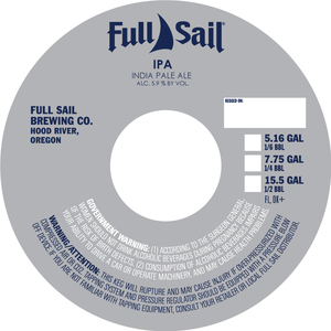 Full Sail IPA April 2017