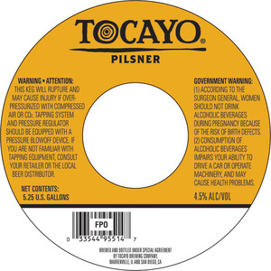 Tocayo Pilsner Pilsner