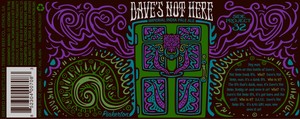 Terrapin Dave's Not Here May 2017