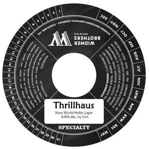 Widmer Brothers Brewing Co. Thrillhaus May 2017