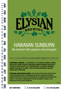 Elysian Brewing Company Hawaiian Sunburn