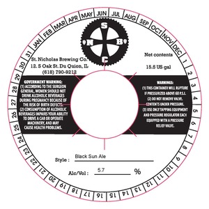 St. Nicholas Brewing Co. Black Sun Ale