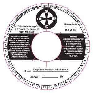 St. Nicholas Brewing Co. King Of The Mountain Red India Pale Ale