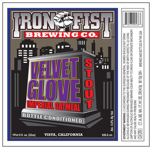 Iron Fist Brewing Velvet Glove