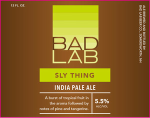 Bad Lab Beer Co. India Pale Ale