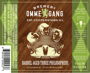 Ommegang Barrel-aged Three Philosophers May 2017