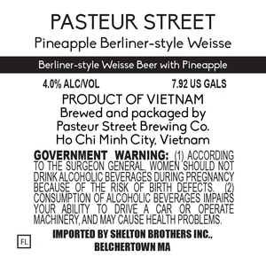Pasteur Street Pineapple Berliner-style Weisse