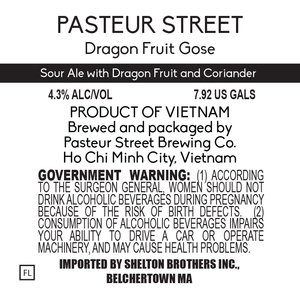 Pasteur Street Dragon Fruit Gose