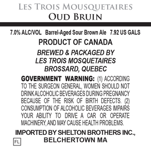 Les Trois Mousquetaires Oud Bruin