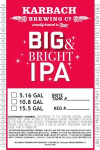 Karbach Brewing Co. Big & Bright May 2017
