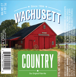 Wachusett Country Pale Ale May 2017