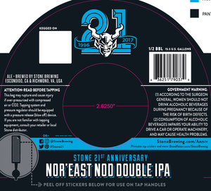 Stone 21st Anniversary Nor'east Nod Double IPA