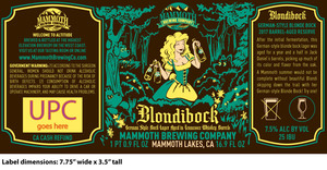 Mammoth Brewing Company Blondibock