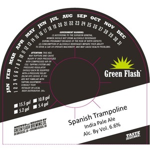 Green Flash Brewing Company Spanish Trampoline May 2017