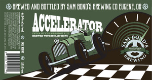 Sam Bond's Brewing Accelerator India Style Session Ale May 2017