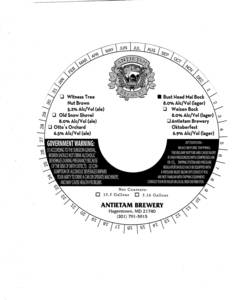 Antietam Brewery Bust Head