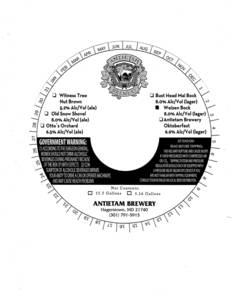 Antietam Brewery Weizen Bock