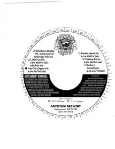 Antietam Brewery Hub City Copper Ale May 2017