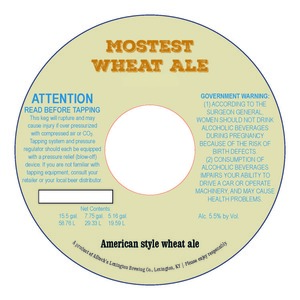 Mostest Wheat Ale 