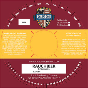Schulz Brau Brewing Company Rauchbier May 2017