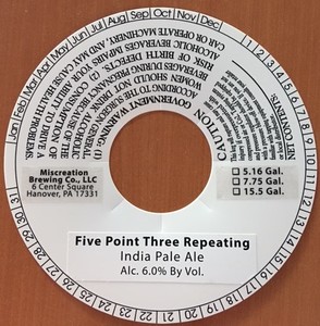 Five Point Three Repeating May 2017