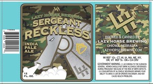 Sergeant Reckless India Pale Ale May 2017