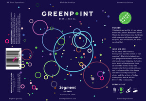 Segment Pilsner Greenpoint Beer May 2017