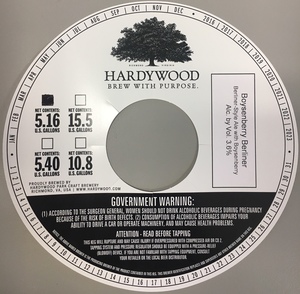 Hardywood Boysenberry Berliner