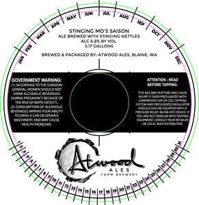 Stinging Mo's Saison Ale Brewed With Stinging Nettles