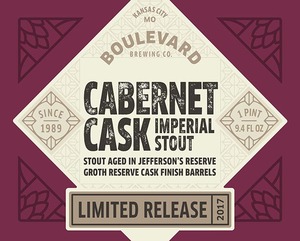 Boulevard Cabernet Cask Imperial Stout May 2017