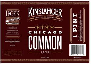 Kinslahger Chicago Common Style May 2017