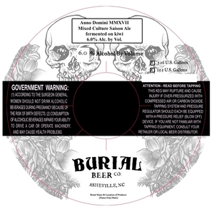 Burial Beer Co. Anno Domini Mmxvii