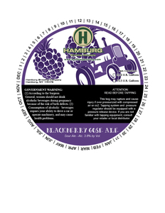 Hamburg Brewing Company Blackberry Gose May 2017