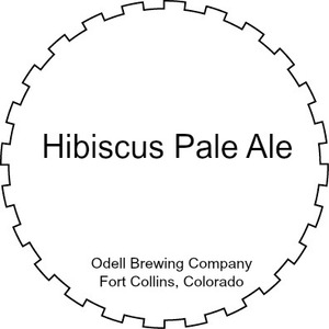 Odell Brewing Company Hibiscus Pale Ale May 2017