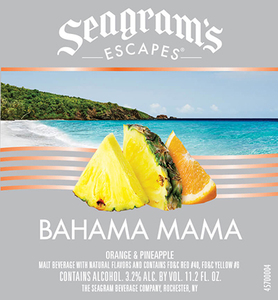 Seagram's Escapes Bahama Mama May 2017