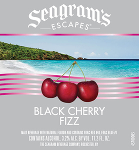 Seagram's Escapes Black Cherry Fizz May 2017