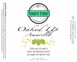 Thirsty Street Brewing Co Oaked Up Amarillo May 2017