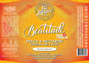 Council Brewing Co. Beatitude With Peaches & Nectarines June 2017