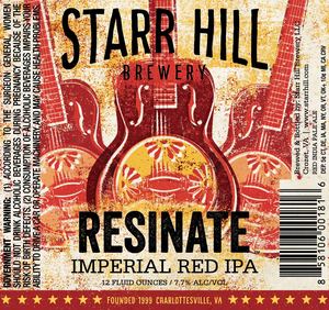 Starr Hill Resinate May 2017