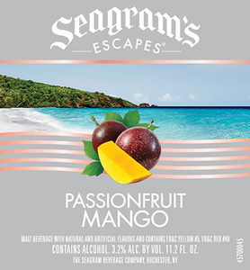 Seagram's Escapes Passionfruit Mango May 2017