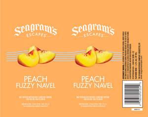 Seagram's Escapes Peach Fuzzy Navel May 2017