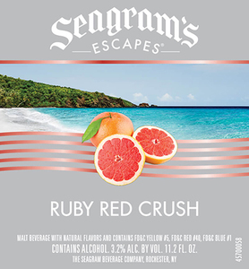 Seagram's Escapes Ruby Red Crush