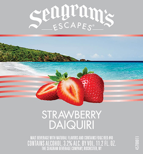 Seagram's Escapes Strawberry Daiquiri May 2017