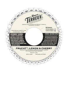 Bruery Terreux Frucht: Lemon & Cherry