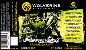 Wheelbarrow Weekend Lemon Radler May 2017
