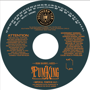 Southern Tier Brewing Co Rum Barrel Aged Pumking