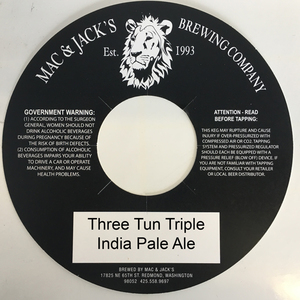 Mac And Jack's Brewing Company Three Tun Triple