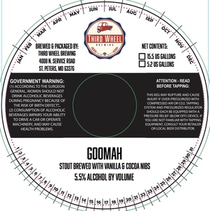 Third Wheel Brewing Goomah May 2017